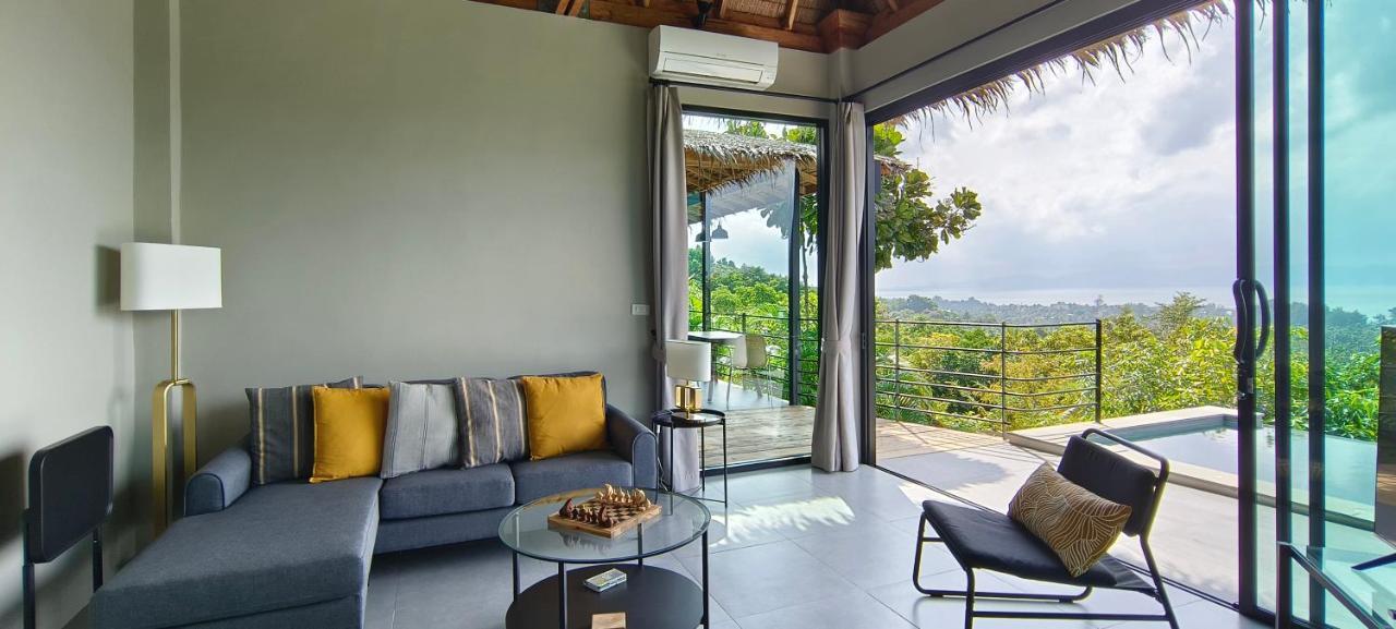 Wao Villa - Infinity Pool - Seaview - Garden Thong Sala Bagian luar foto